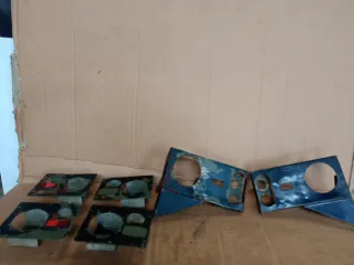 Soportes Faros Y PILOTOS LAND ROVER MILITAR