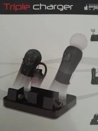 NUEVO PS3. Cargador Triple: mandos Move,Navcon...
