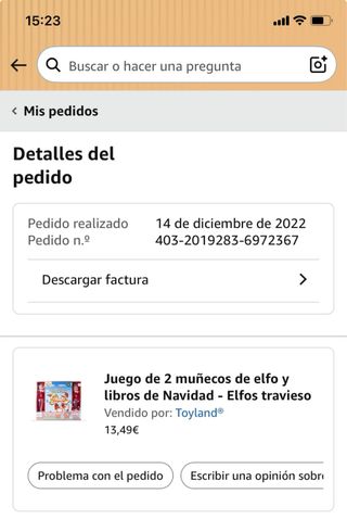 *LIBRO ELFO EN INGLÉS