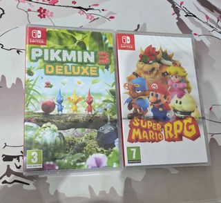 PRECINTADOS Pikmin 3 Deluxe y Super Mario RPG