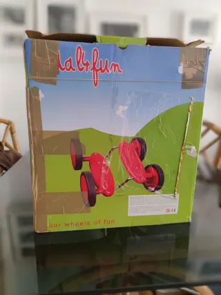 Monociclo para equilibrio rojo