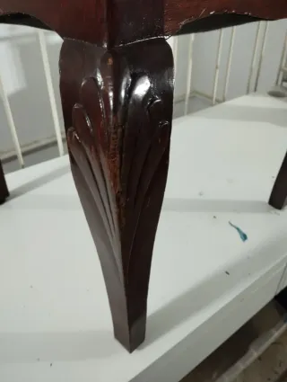 Silla antigua tapicería nueva