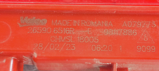 LUZ CENTRAL DE FRENO RENAULT CLIO V 1.5 D TURBO 1