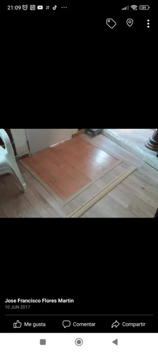 Reparación y montaje de tarima flotante parquet