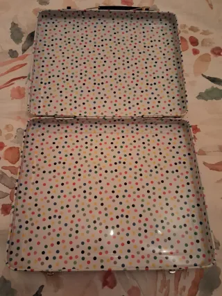 Maletín infantil de lata multicolor