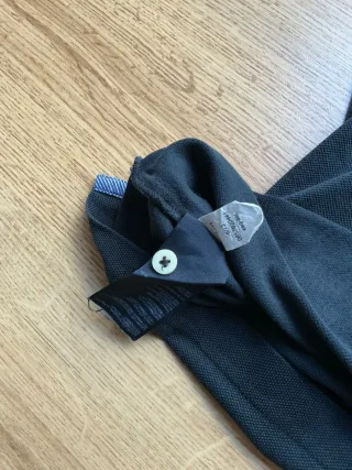 Polo Tommy Hilfiger Manga Larga Negro