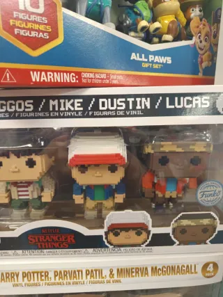 Set 4 Funkos Stranger Things