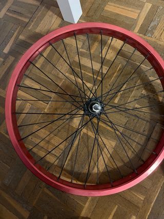 Rueda BMX Delantera Roja