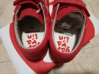 Zapatillas Garvalín Lona Rojas Talla 27