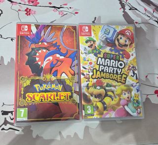 Mario Jamboree PRECINTADO y Pokemon Escarlata