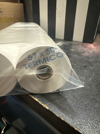 Pack 3x10 Rollos Papel Térmico 57x50 (30 rollos)