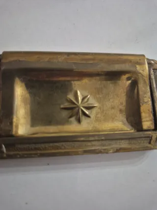 Tiradores antiguos chapa latonada (2 unidades)