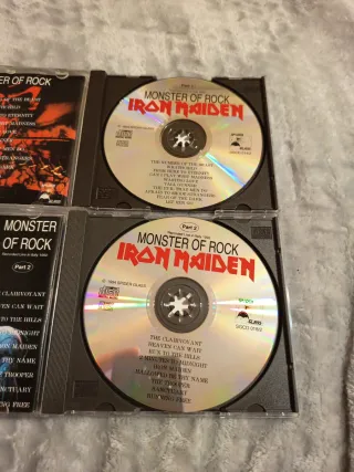 Iron Maiden Monster of Rock 2 CD part 1 + 2 live