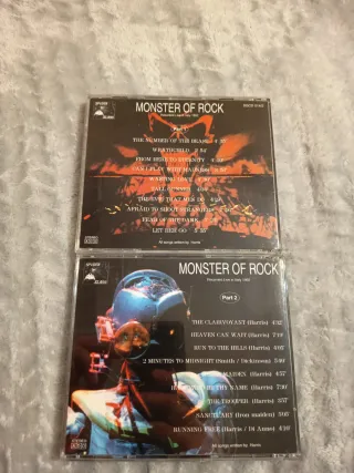 Iron Maiden Monster of Rock 2 CD part 1 + 2 live