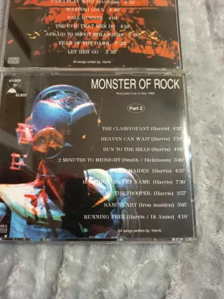 Iron Maiden Monster of Rock 2 CD part 1 + 2 live