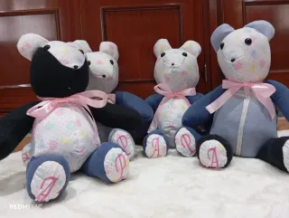 Osos de recuerdo hechos a mano