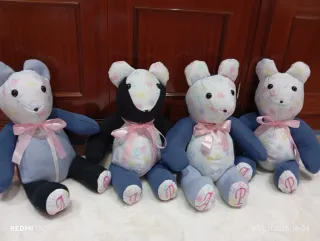 Osos de recuerdo hechos a mano