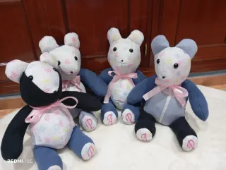 Osos de recuerdo hechos a mano