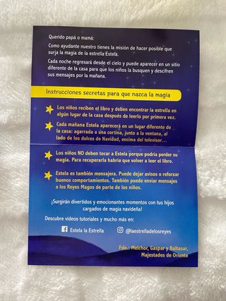 *LIBRO Y ESTRELLA GUÍA REYES MAGOS