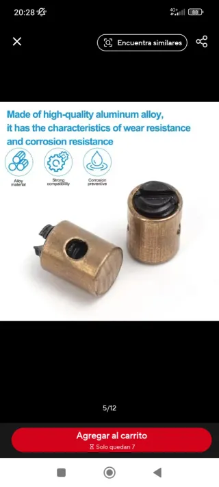 Topes de cable para cables de 2.5mm