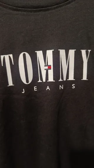 Camiseta Tommy Hilfiger Mujer Negra