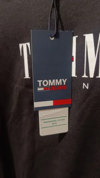 Camiseta Tommy Hilfiger Mujer Negra