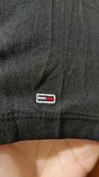 Camiseta Tommy Hilfiger Mujer Negra