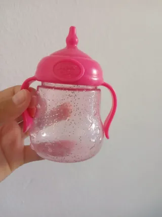 Muñeca Little Babies con biberón