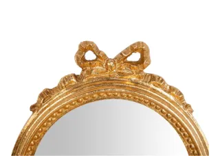 Espejo Pared Shabby Chic Dorado Biscottini