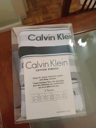 Pack 3 Calzoncillos Calvin Klein Cotton Stretch