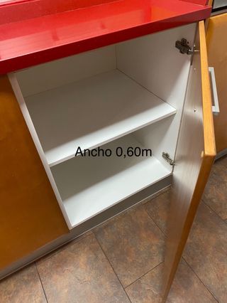 URGE VENTA Cocina Completa Madera y Rojo