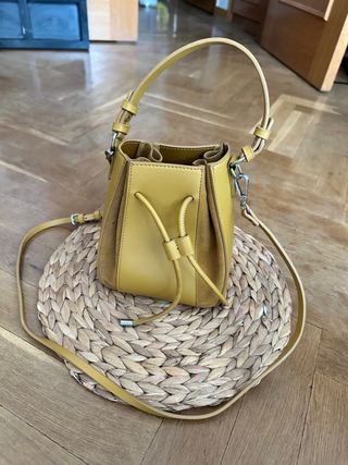 Bolso Parfois amarillo mostaza