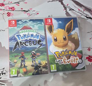 Pokémon Leyendas Arceus y Lets go Eevee