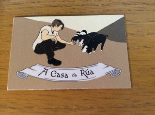 Tarjetas comerciales antiguas Vidrio Tratado UVA