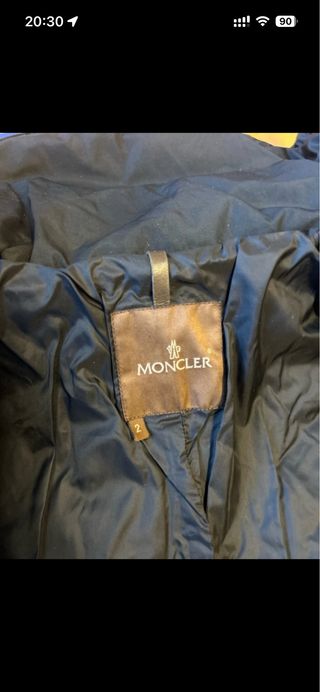 Plumas Moncler Mujer Talla M Negra