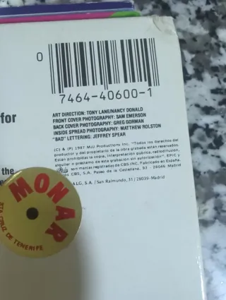 Vinilo LP Michael Jackson Bad