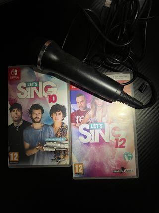 Let's Sing 10 y 12 Nintendo Switch + Microfono