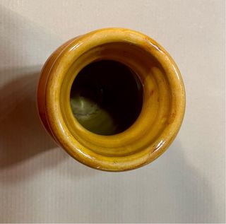 Jarrón decorativo cerámica miel Ref005