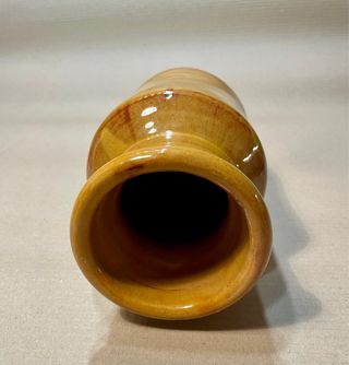 Jarrón decorativo cerámica miel Ref005