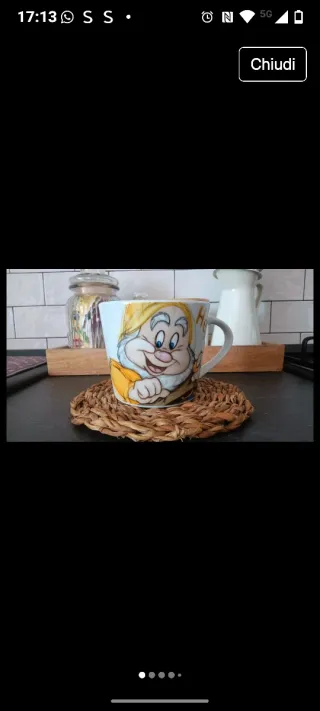 Tazza Brontolo Disney