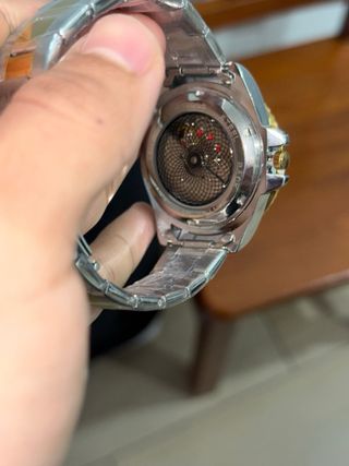 Reloj Hombre Azul y Dorado