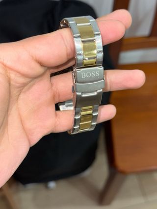 Reloj Hombre Azul y Dorado