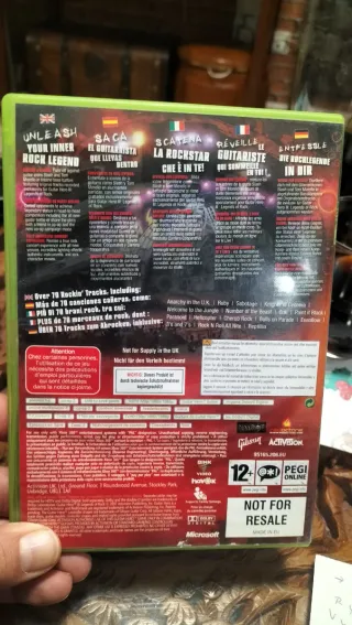 Juego Xbox 360 Guitar Hero 3 Legends of Rock