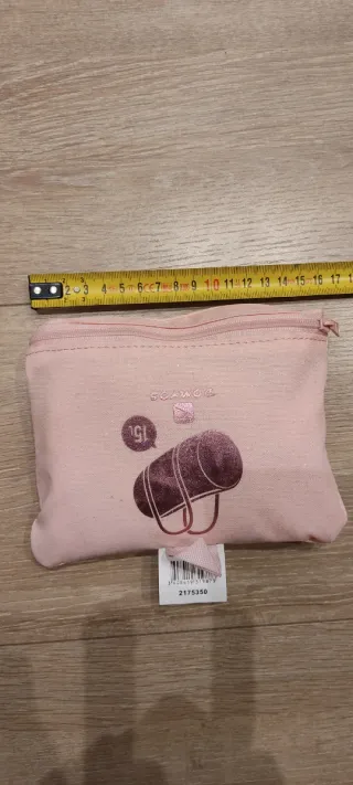 Bolsa de danza plegable rosa 15L