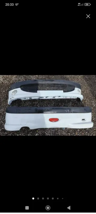 Embellecedores defensas Peugeot 206