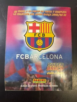 Álbum Super Barça 2005/06 Panini
