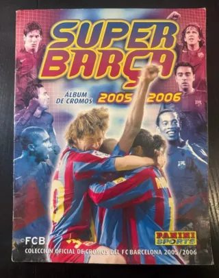 Álbum Super Barça 2005/06 Panini