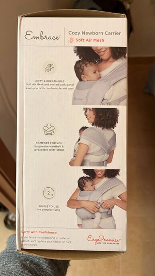 Mochila Portabebés Ergobaby Soft Gris