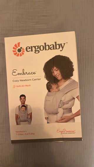 Mochila Portabebés Ergobaby Soft Gris