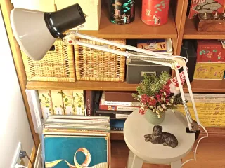 Lámpara Flexo Alemana Años 70 Vintage